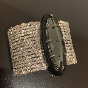 Alexis Bittar Coveteur Crystal Cuff Bracelet